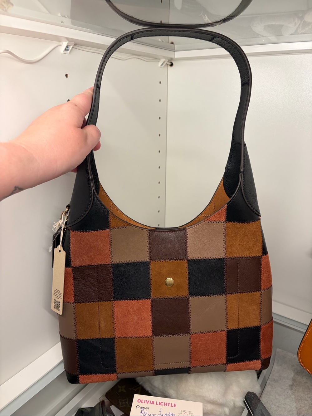 Coach Coachtopia Brooklyn 28 Clay Multi Shoulder Bag (the perfect fall bag!) NEW - Picture 2 of 15